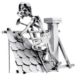 Кровельщик - Фигурка из металла