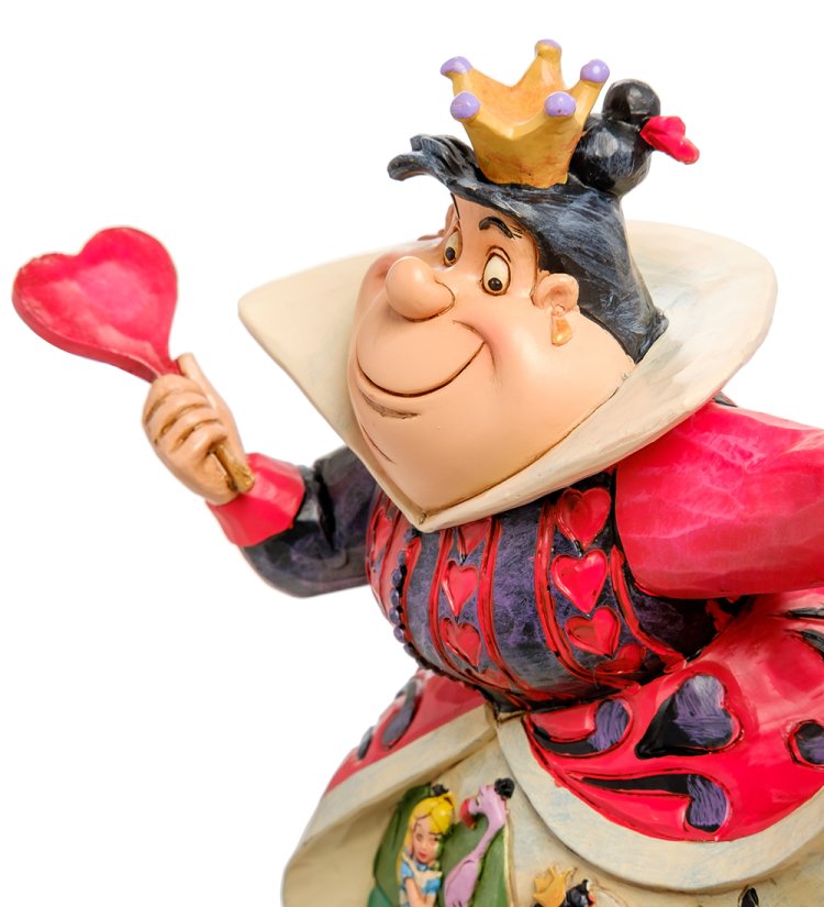 Статуэтка Королева сердец из Алисы в стране чудес Disney Traditions 905332, портретный вид