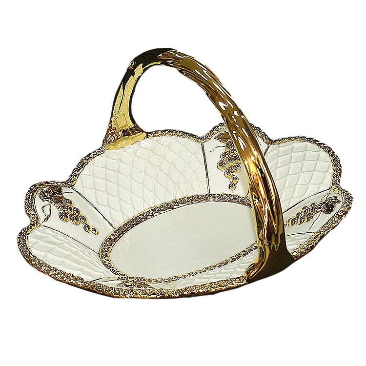 Ваза для фруктов Виноград с ручкой Bruno Costenaro 344/BM