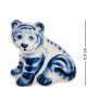 Фигурка Тигренок Голубая гжель ГЛ- 29