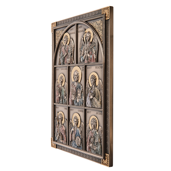 Панно Иисус и Архангелы Veronese WS-1117, вид профиль