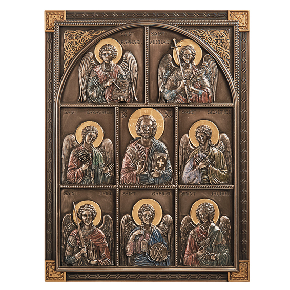 Панно Иисус и Архангелы Veronese WS-1117