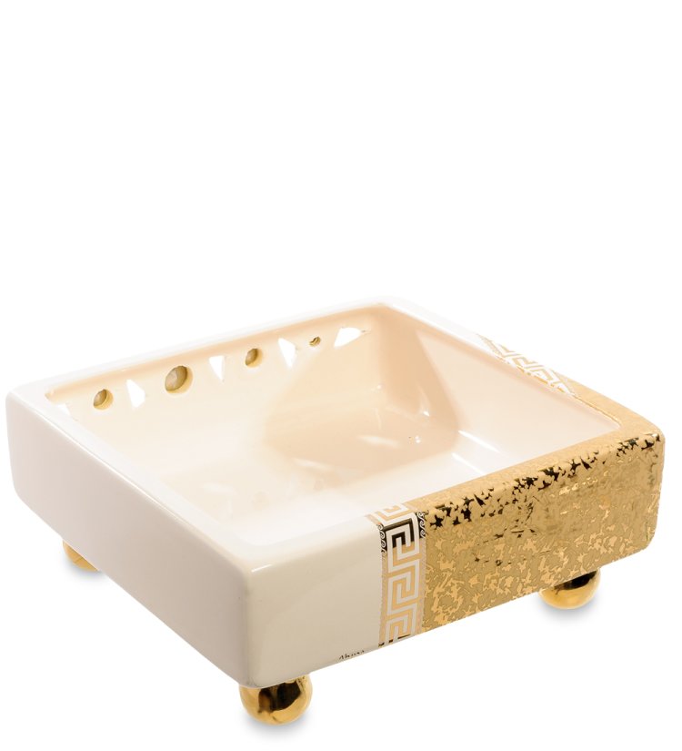 Конфетница из керамики с кристаллами Сваровски Ahura, фотография с обратной стороны