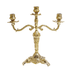 Канделябр на 3 свечи бутон