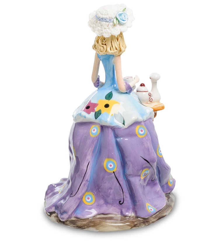 Статуэтка Девушка у кофейного столика Pavone CMS-22/ 2, фотография со спины