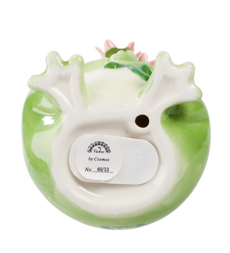 Копилка из фарфора Лягушка Pavone CMS-60/13, вид снизу