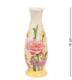 Маленькая вазочка из фарфора Цветочное Трио