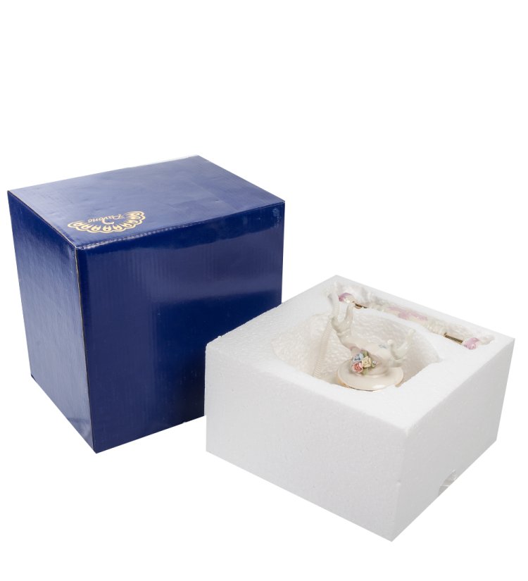 Музыкальная статуэтка из керамики Телефон Pavone CMS-15/29, фотография в упаковке