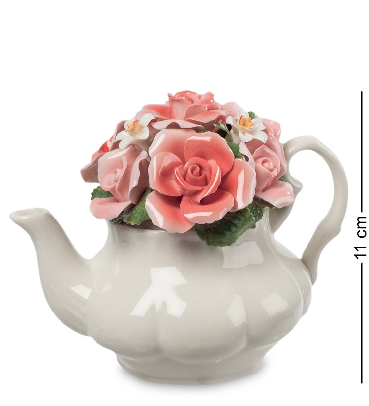 Композиция из керамики Чайник с цветами Pavone CMS-33/70