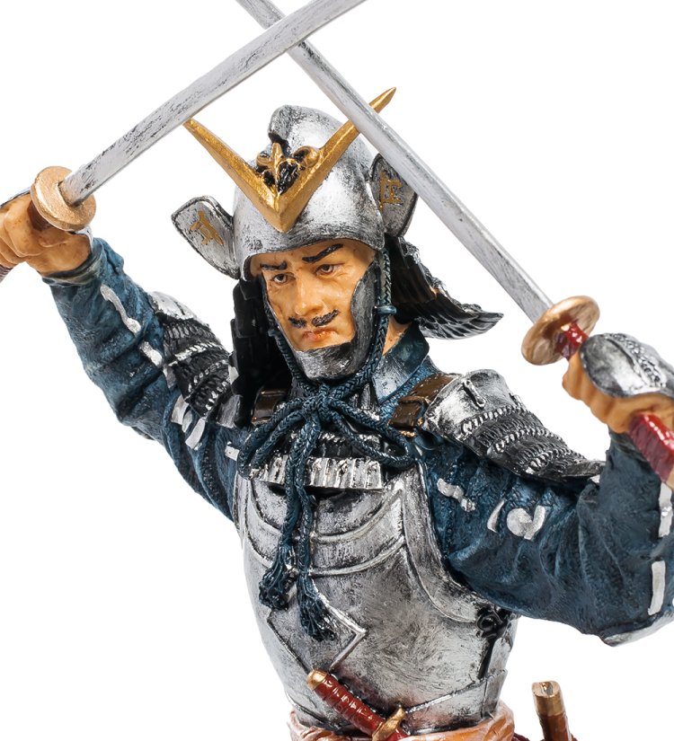 Статуэтка Самурай - Защита Veronese WS-746, портретный вид