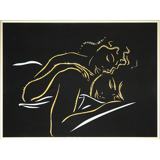 Картина Наслаждение c кристаллами Swarovski