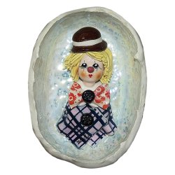 Маленький барельеф Клоун в котелке