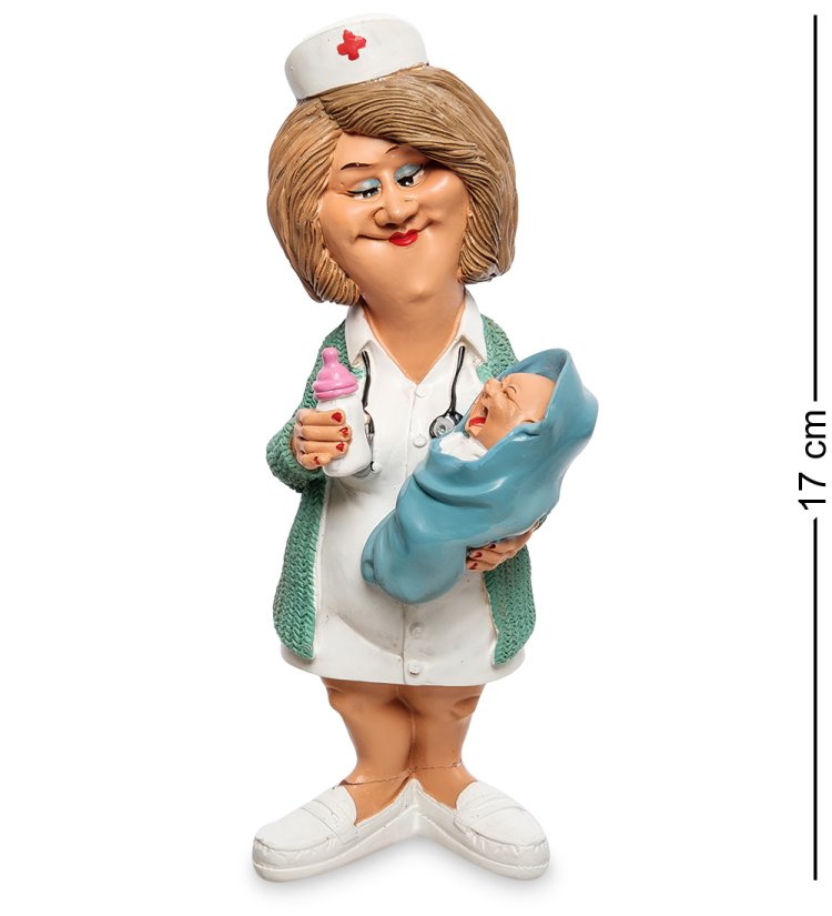 Статуэтка Врач с младенцем The Comical World of Stratford RV-716