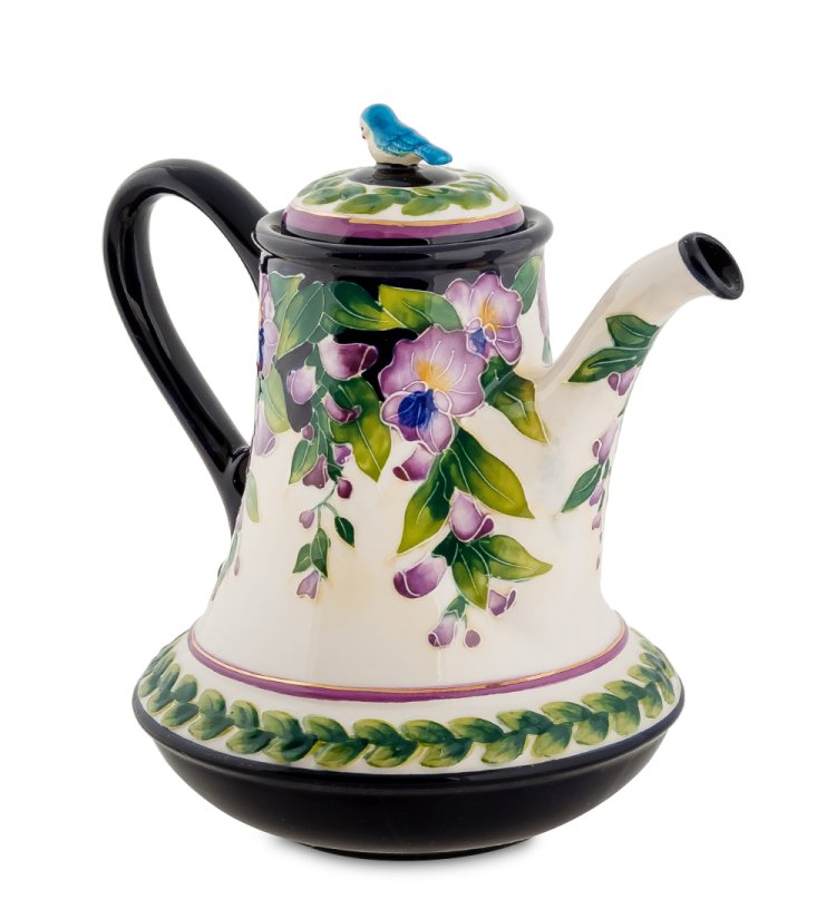 Заварочный чайник Глициния Blue Sky BS- 35, фотография сбоку