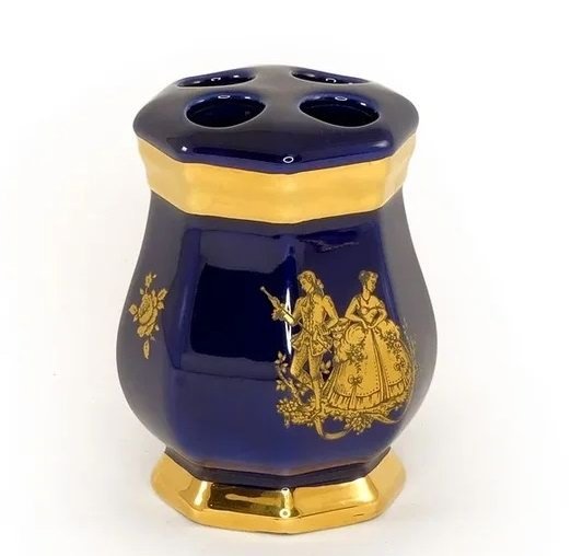 Стакан для зубных щеток коллекция Amante Blu Migliore De Luxe 26409 