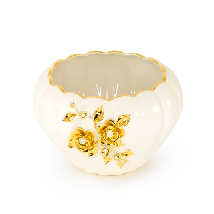 Большое Кашпо с кристаллами Swarovski коллекция Emozioni Migliore De Luxe 26556, фотография 2