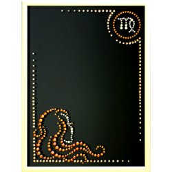 Фоторамка с кристаллами Swarovski - Дева