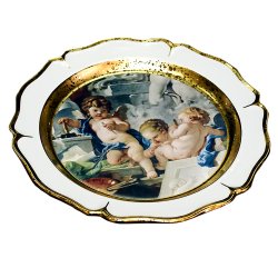 Панно в золотой рамке Резвящиеся Ангелы