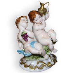 Статуэтка из фарфора дети Лето