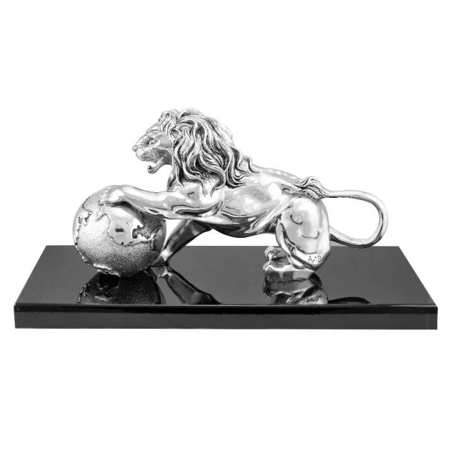 Статуэтка Лев с глобусом на подставке Euro Far 818A-CB