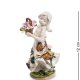Статуэтка из фарфора Девочка с корзиной цветов Pavone JP-12/ 18