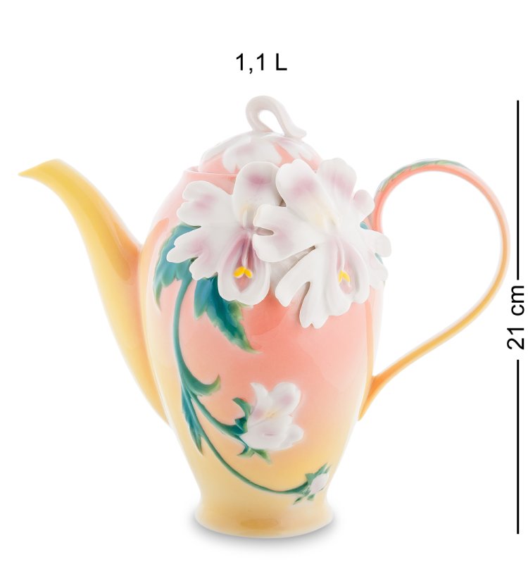 Заварочный чайник из фарфора Сальпиглоссис Pavone FM-63/ 1