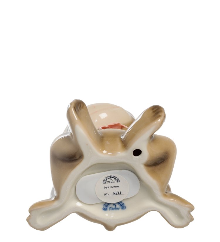 Копилка из фарфора Обезьяна Pavone CMS-60/14, вид снизу