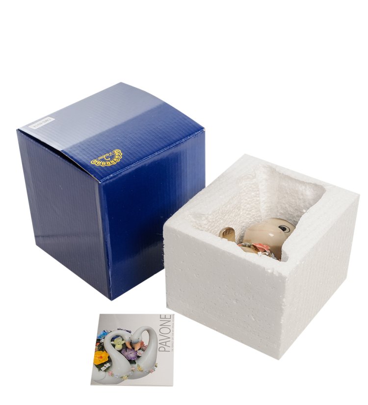 Копилка из фарфора Обезьяна Pavone CMS-60/14, упаковочный вид