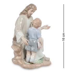 Статуэтка из фарфора Наставления Христа