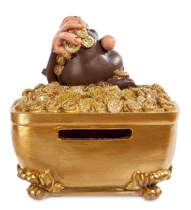 Копилка Обезьяна Купание в деньгах The Comical World of Stratford RV-483, оборотная сторона