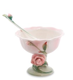 Креманка из фарфора Роза