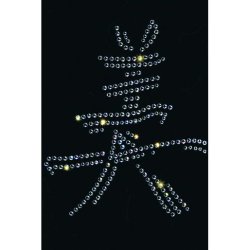 Картина Китайский Иероглиф Красота c кристаллами Swarovski