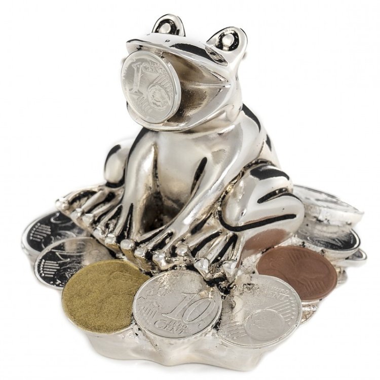 Статуэтка Лягушка в деньгах DSA Silver 7944