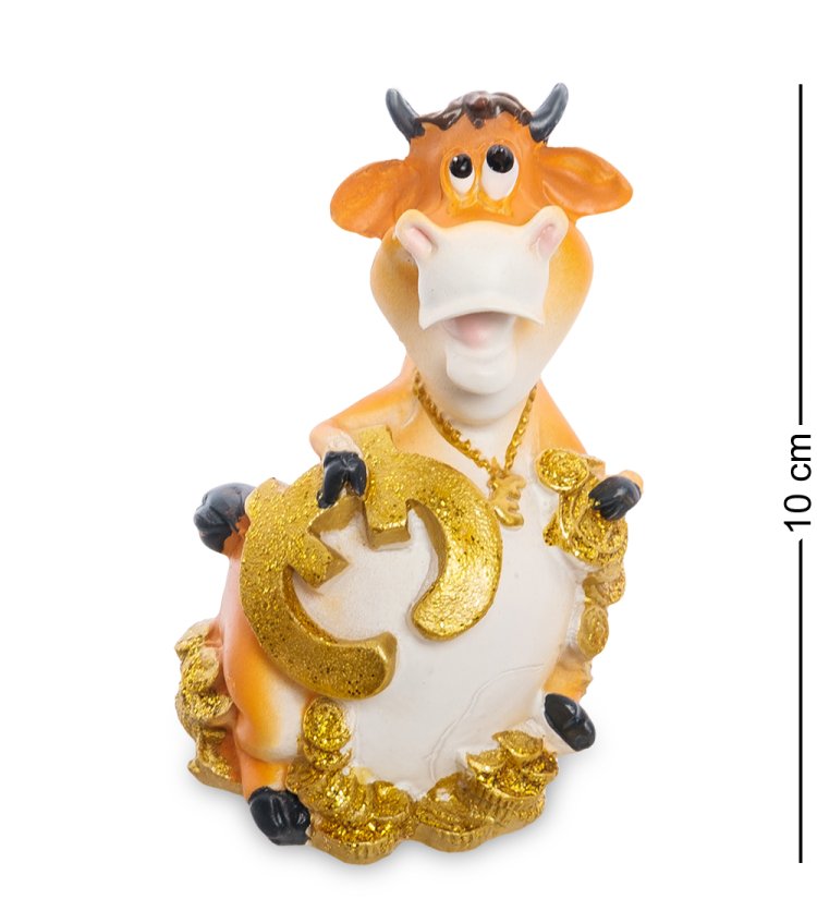 Статуэтка Денежный Бык символ 2021 года AF-1012/3