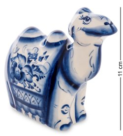 Статуэтка Верблюд Голубая гжель