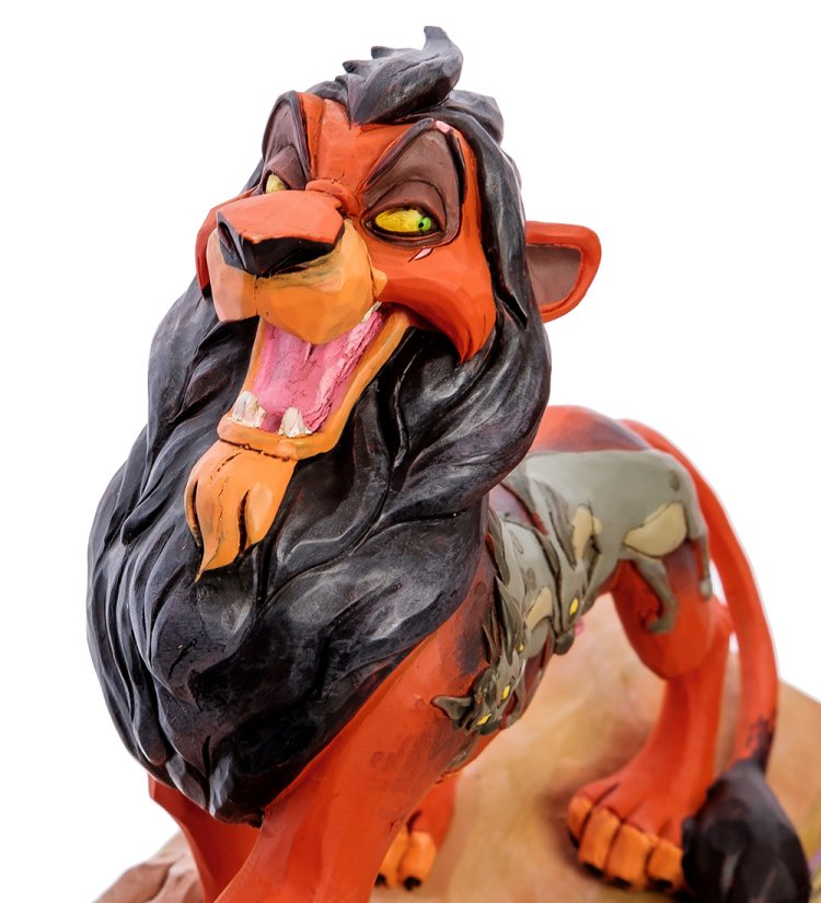 Статуэтка Шрам - Король Лев Disney Traditions 906222, портретный вид