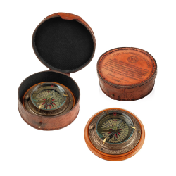 Компас в кожаном футляре Dollond London