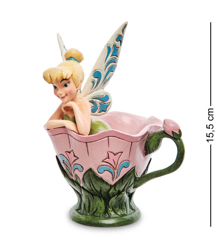 Статуэтка Фея Динь-Динь на цветке из Питер Пена Disney Traditions, вид профиль