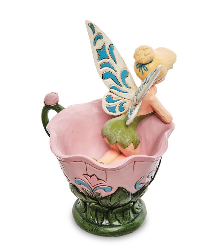 Статуэтка Фея Динь-Динь на цветке из Питер Пена Disney Traditions, оборотная сторона