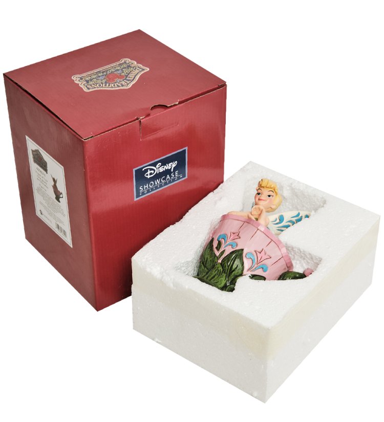 Статуэтка Фея Динь-Динь на цветке из Питер Пена Disney Traditions, упаковочный вид