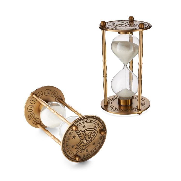 Песочные часы на 10 минут 2067 Антик МК-1761, вид со стороны горизонтально и вертикально