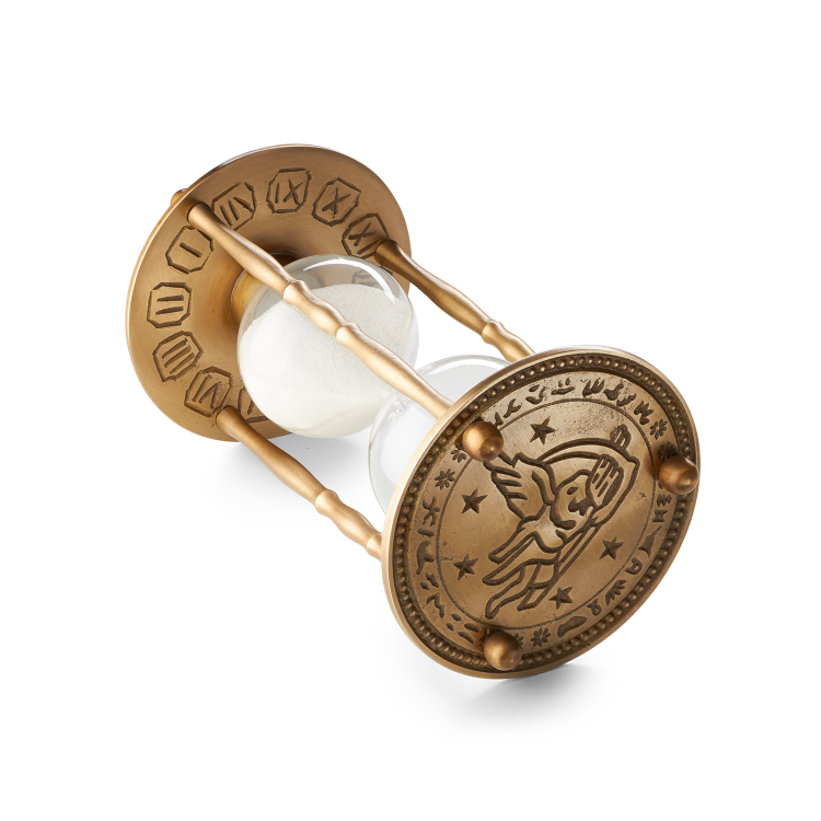 Песочные часы на 10 минут 2067 Антик МК-1761, горизонтальный вид снизу