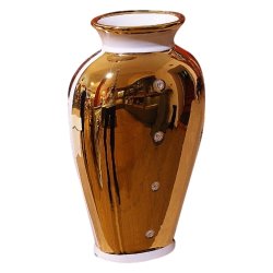 Ваза для цветов золотой Смокинг