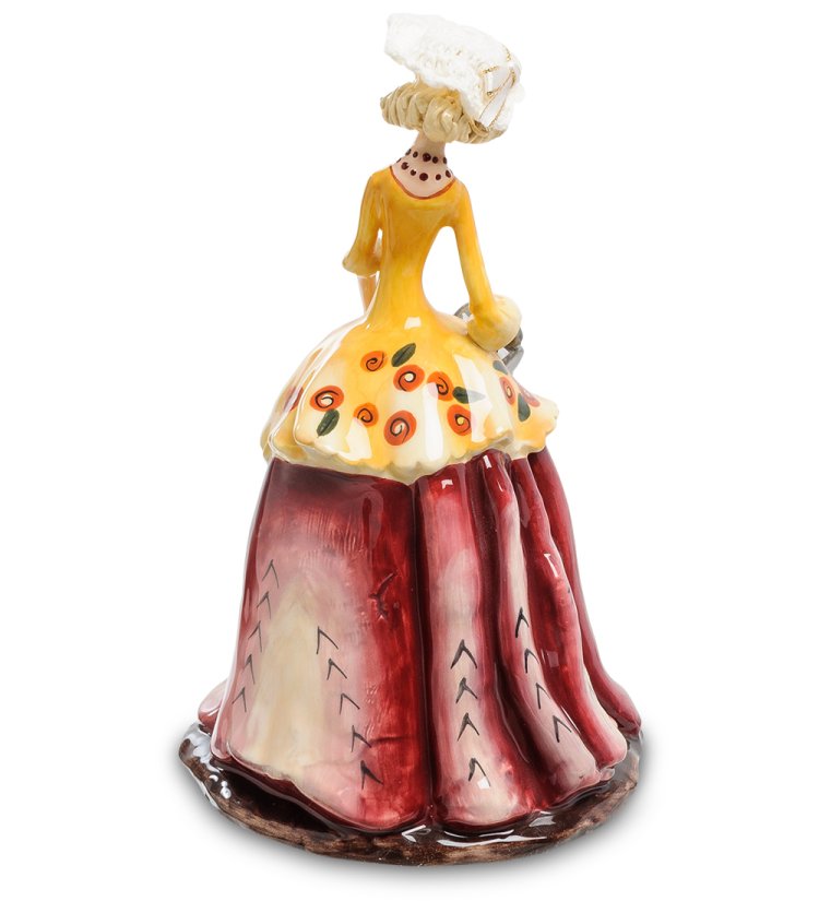 Статуэтка Девушка поливает клумбу с цветами Pavone CMS-22/ 4, фотография со спины