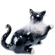 Статуэтка из керамики Кошка Ча-Ча Pavone CMS-31/23, фотография со спины