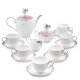 Чайный сервиз на 6 персон из фарфора Примадонна Pavone JK- 01