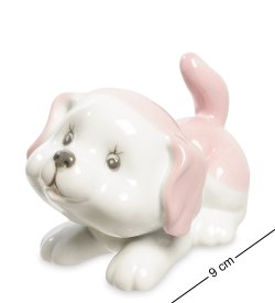 Статуэтка из фарфора Маленькая игривая собачка