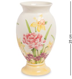 Настольная Ваза для цветов из фарфора Цветочное Трио