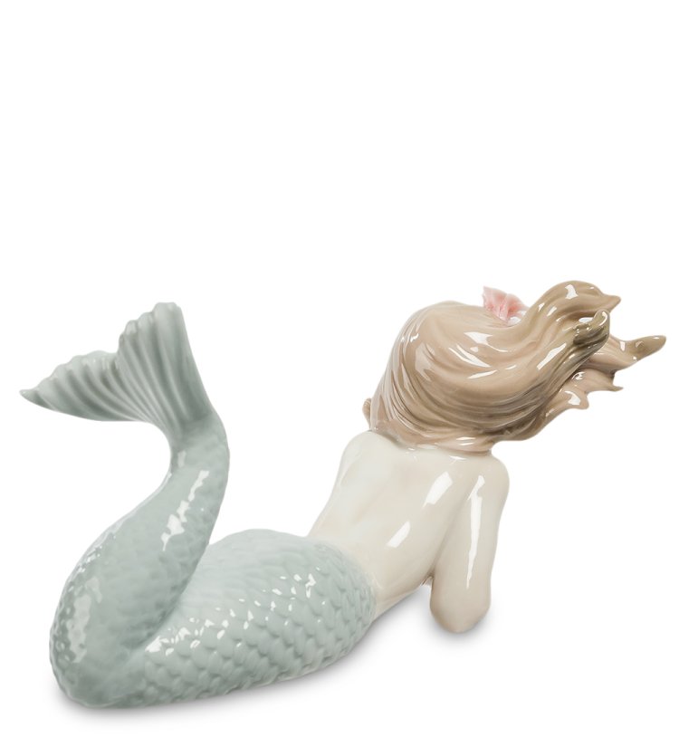 Фигурка из фарфора Русалка Pavone JP-17/ 4, фотография со спины