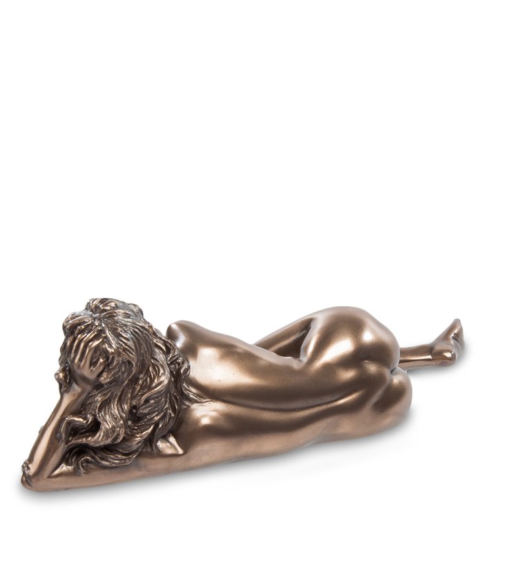 Статуэтка Лежащая Девушка Veronese WS-131, оборотная сторона